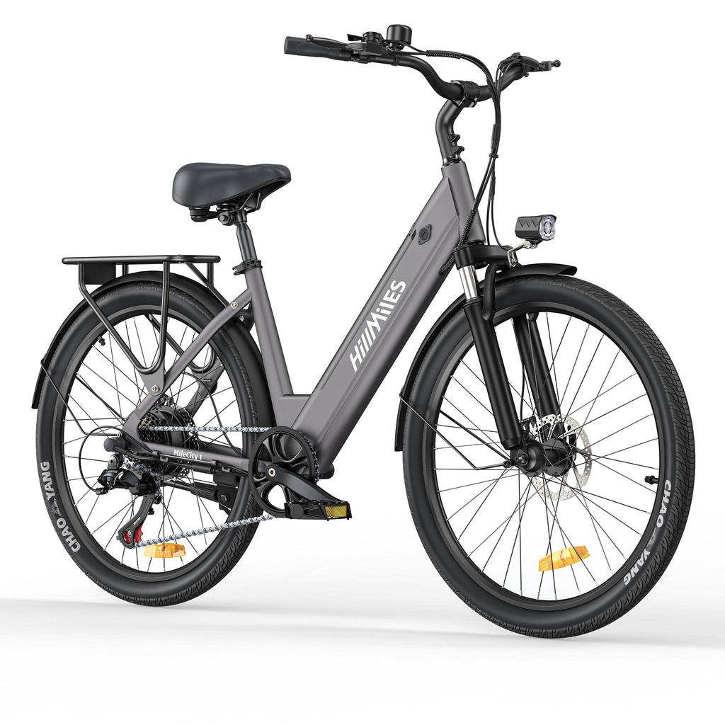 Hillmiles MileCity 1 Urbanes Pendel-E-Bike 250W Motor 36V13Ah Akku Elektrofahrrad 26 Zoll Reifen Damen City Elektrofahrrad