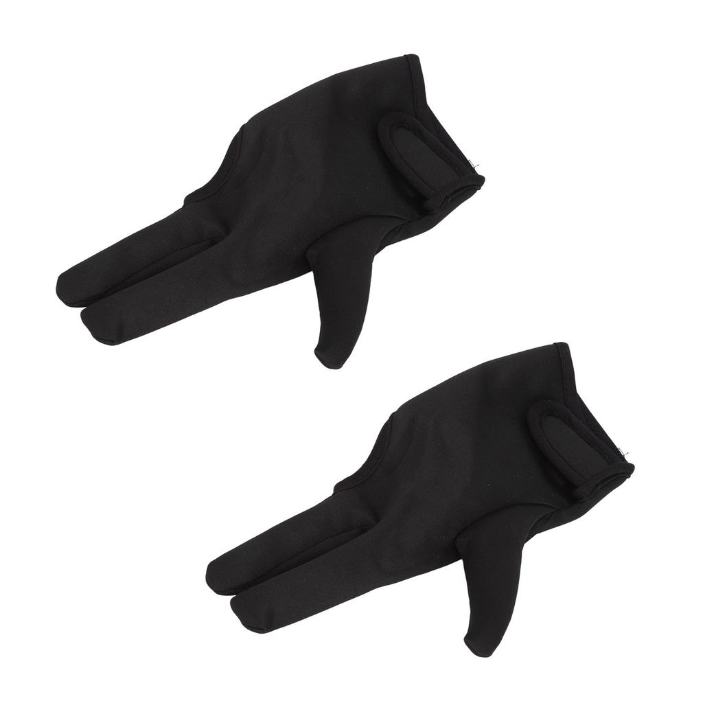 2Pcs 3 Finger Barber Glove Insulated Hair Styling Heat Protector Glove for Hairdressing Tools