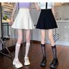 A-line Petite Women's Skirt - 2026 Autumn Academic Style Umbrella Skirt, High-Waisted Slimming Pleated Design
