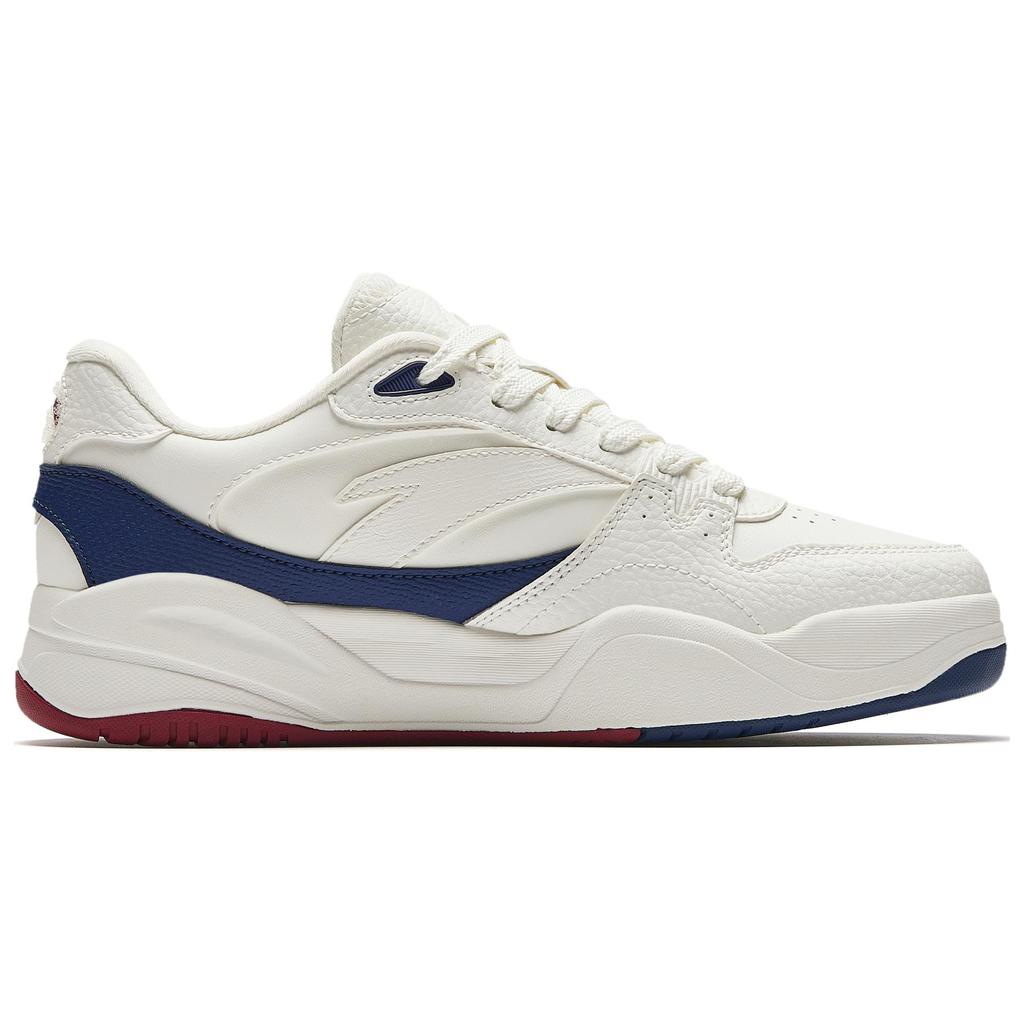 Anta Wave Shoes Versatile Casual Height Increasing Wear Resistant Lightweight Non Slip Low Top Skate Shoes Women sneaker White Red Blue 922518005-7