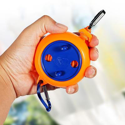 Varal Portátil de Viagem Ajustável de 26 pés com 20 Pregadores, 10 Fivelas Fixas