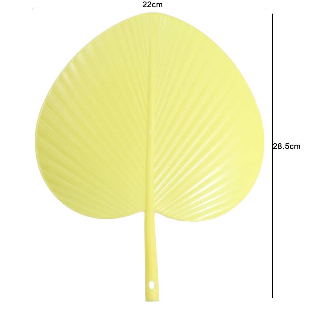 Large Size Cattail Leaf Fan Plastic Hand Fans Artificial Straw Fan Farmhouse