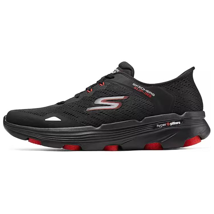 Skechers Go Run Мягкие Удобные Низкие Беговые Кроссовки Мужские Кроссовки Черный 220645-BKRD 41