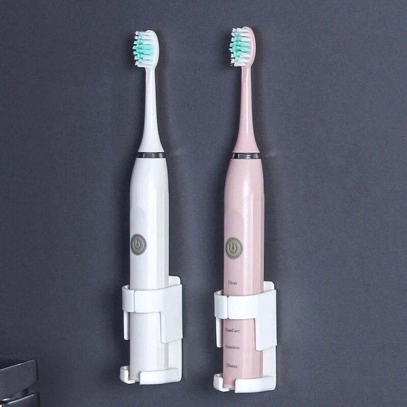 Toothbrush Holder Bathtub Wall-mounted Electric Toothbrush Holder Adult Toothbrush Holder Hanger Bathroom Accessories