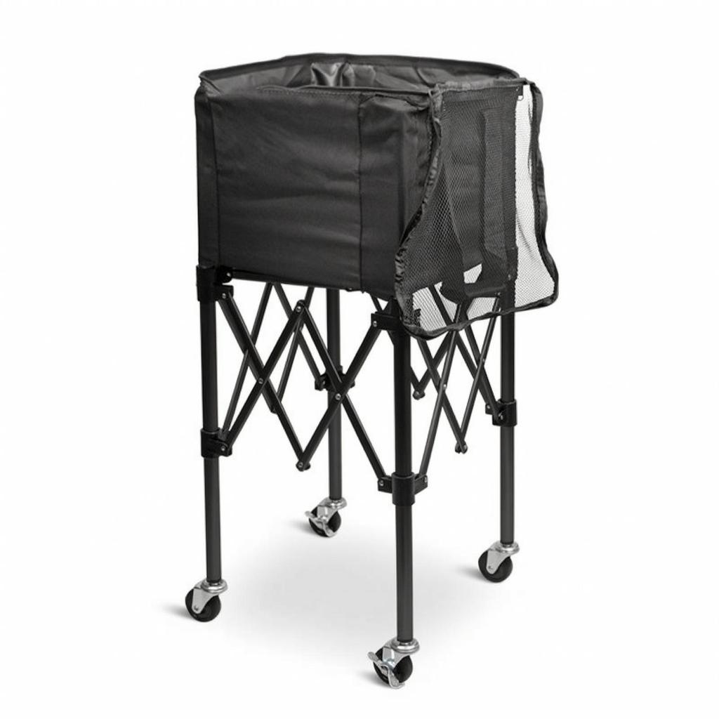 Foldable Ball Cart, Collapsible Container, Large for Gymnastics Room