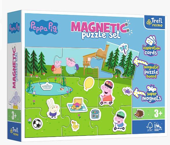 TREFL 93164 Magnetic Puzzle - Peppa's Games