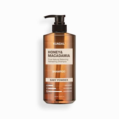 Honey & Macadamia Nature Shampoo #Baby Powder (Renewal) 500ml