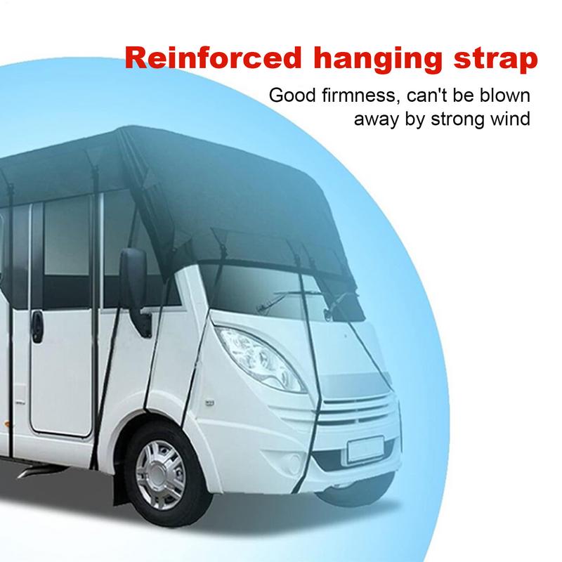 Waterproof RV Roof Covers 210D Oxford Cloth RV Covers 6.5x3 M RV Sun Protection Car Covers Caravan Roof Rooftop Tarpaulin