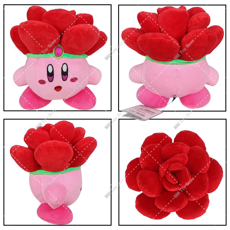 Nuovo Arrivo Kirby Stella Grande Sedere Bigfoot Peluche Kirby Fiore Rosa Morbido Peluche Bambole per Ragazzo Ragazza Regalo di San Valentino