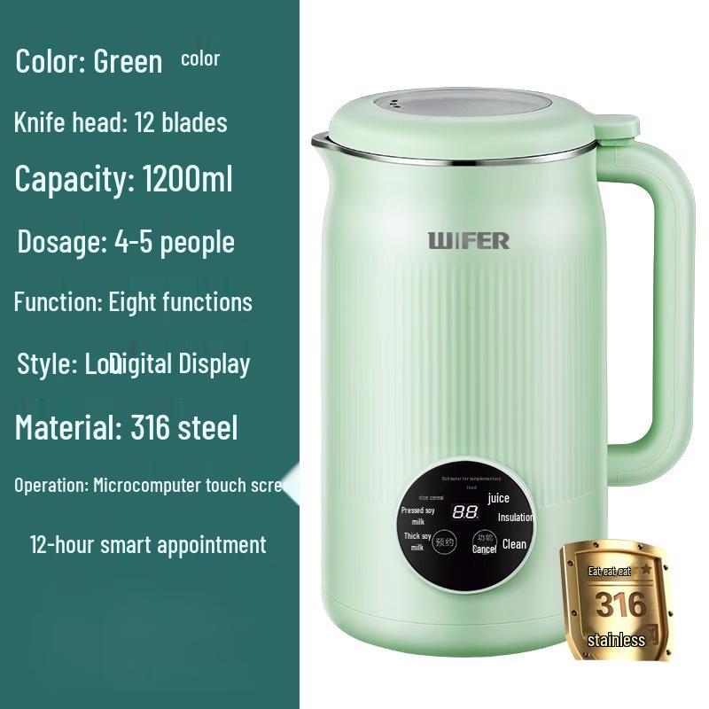 ZISIZ Soy Milk Maker & Blender