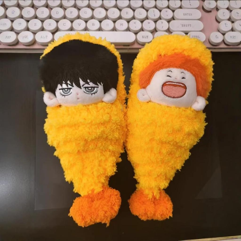 AXLUCE - Plush Clothes - Fried Shrimp - Plush Toy - Clothes - 15cm - Doll (15cm)