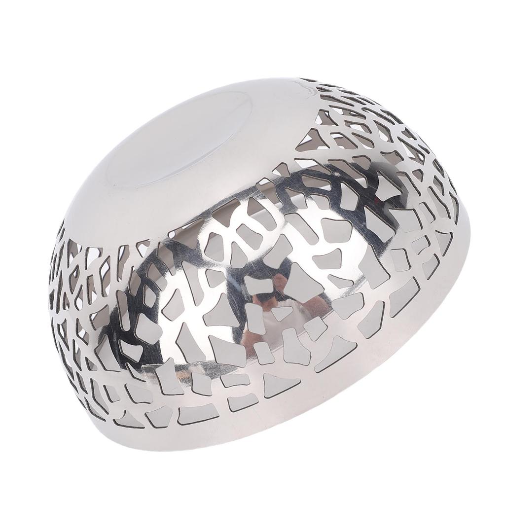 1PC Modern Hollow Stainless Steel Fruit Bowl Decorative Fruit and Produce Basket for Kitchen Counter