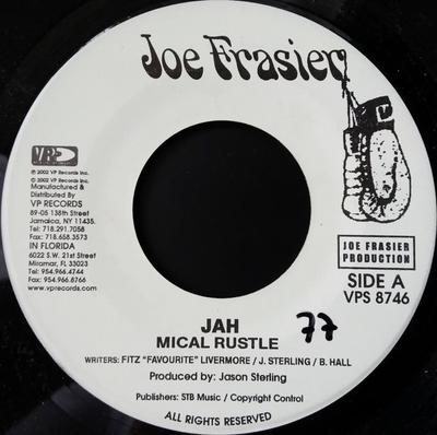 7inch Record MICAL RUSTLE - Jah VPS8746 Joe Frasier 2002 US Reggae, Ska & Dub Used
