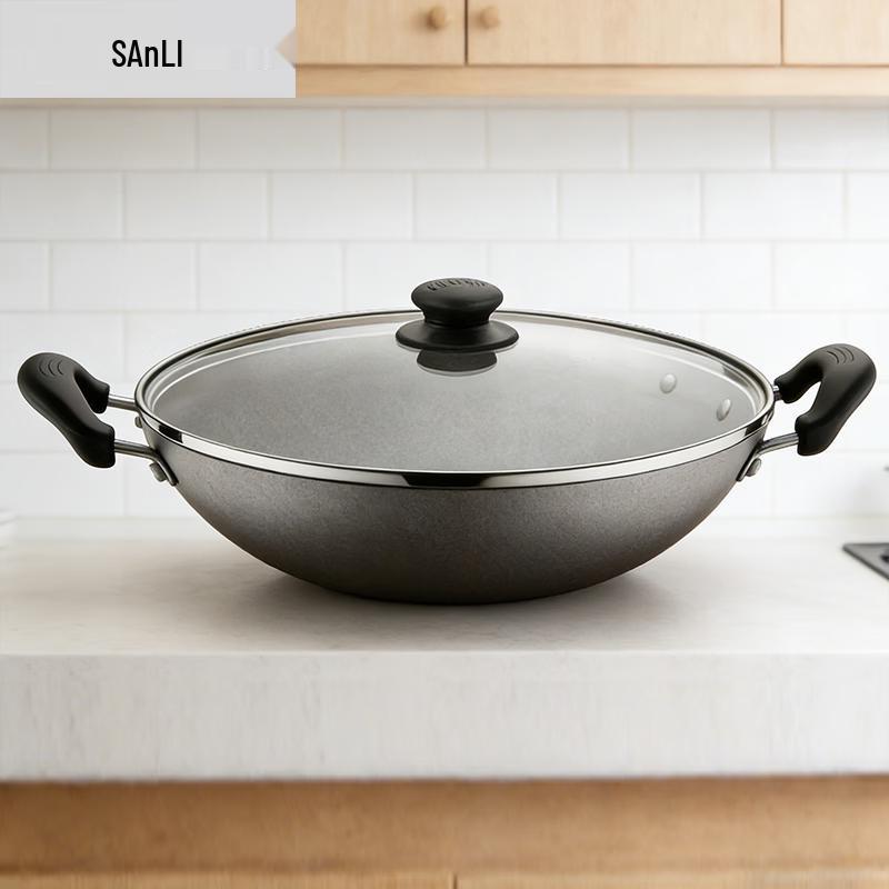 

SUPOR 32cm Flat Bottom Low Smoke Wok