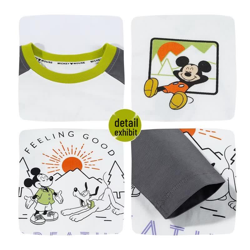 Disney Boys' Anti-Bacterial Cotton Raglan T-Shirt