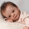 BZDOLL 45 CM 18inch Cloth Body Sweet Reborn Baby Doll Toy For Girl Lifelike Handmade Birthday Gift Newborn Babies Girl Play House Dress Up Doll