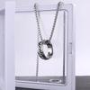 Open Wine Bottle Opener - Rotating Ring Necklace for Men, Also Suitable for Women. Hip-hop Style Personalized Pendant.