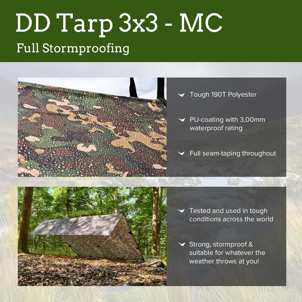 DD Hammocks DD Tarp 3x3 Genuine Japanese Product (MC) -