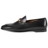 Jordaan Leather Horsebit Casual Shoes Women's Black (Unisex) Men's Casual Shoes 404069 BLM00 1000