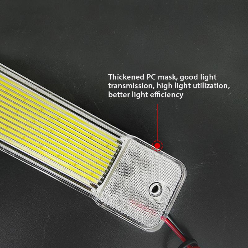 Car Led Light Bar White Light Tube With Switch Lorry Camper Ceiling Light