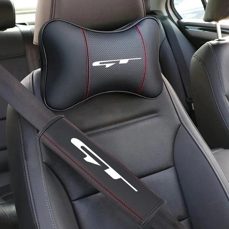 BSLJ6 Car Seat Pillow Neck Headrest Protect Seat Belt Shoulder For Kia GT ELANTRA Sportage Stinger KX5 K3 K4 K5 CeedS Soul Sorento