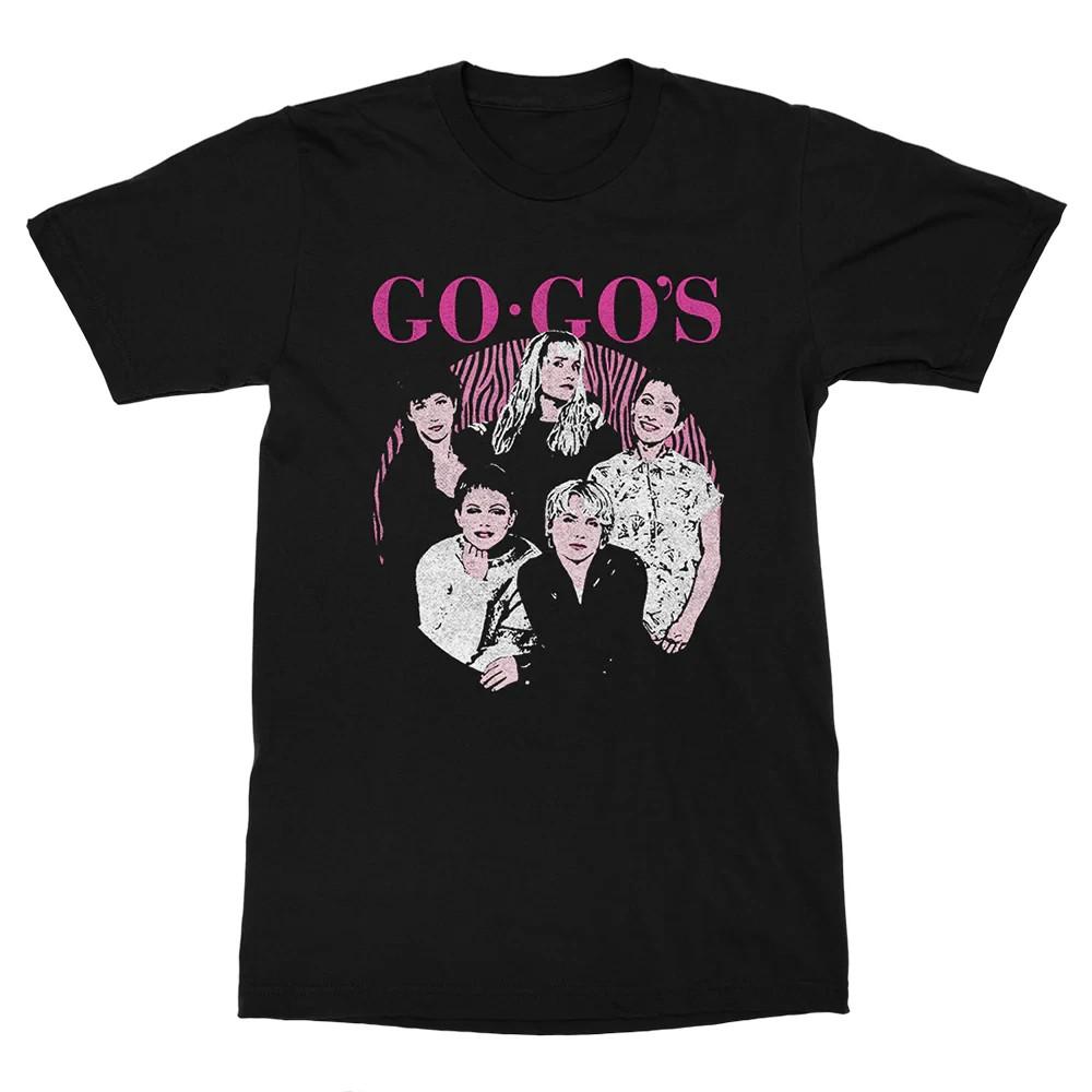 NEW! The Go-Go s Black Cotton Shirt Full size S-5XL CL461 XL