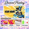 Personalized Greninja Diamond Art Custom Name 5D Diamond Painting Full Drill DIY Craft