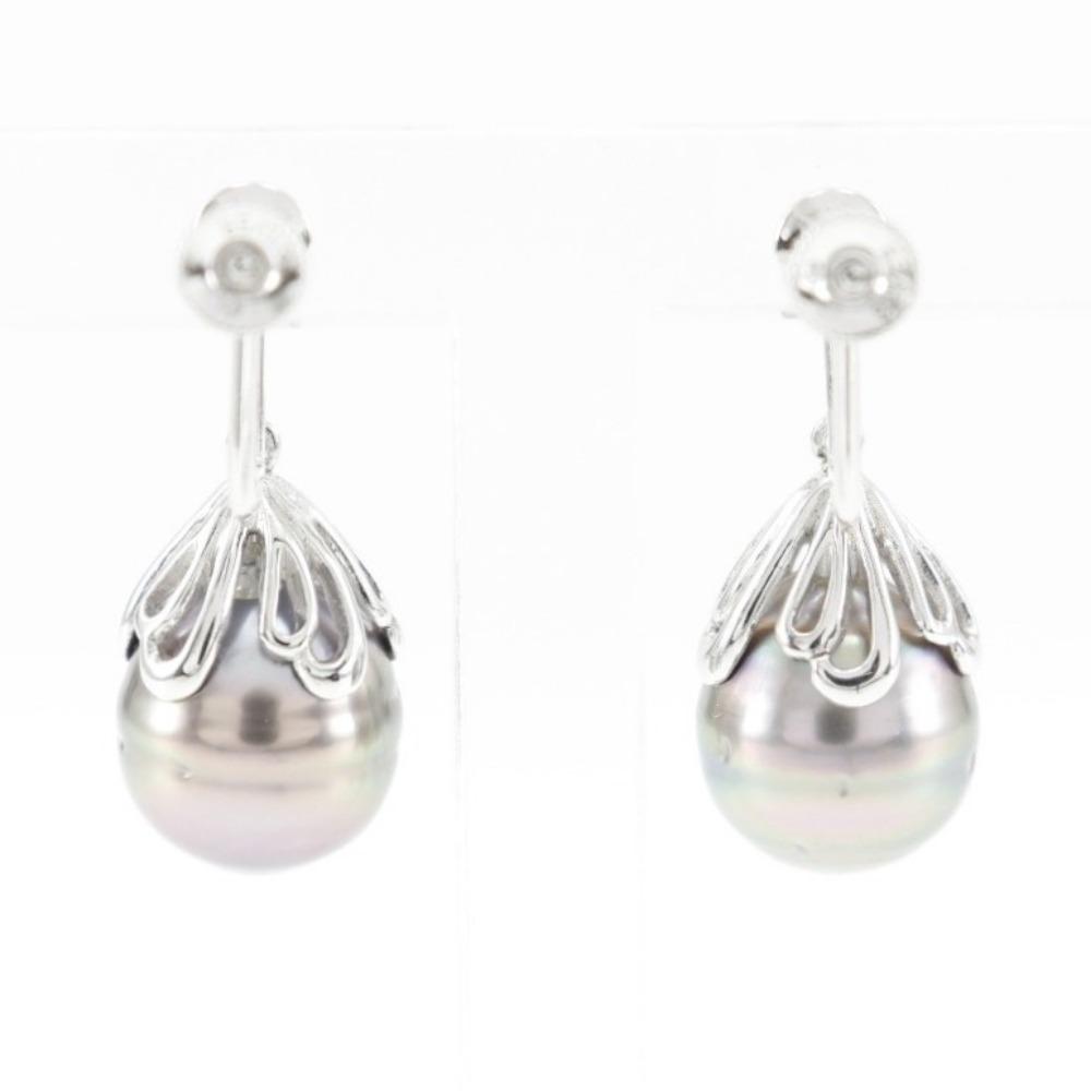 TASAKI Baroque Pearl Earring Pearl/Silver 9.4g Women Used