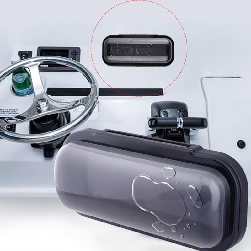 Saltvattentåligt Stereo-skydd Vattentätt Högtalarskydd Kraftigt ABS Högtalarskydd Regntålig Design Fodral för Yacht