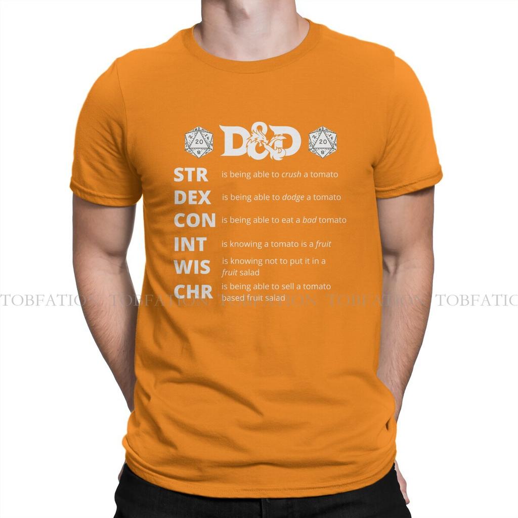 T-shirt Hip Hop da Uomo Abbigliamento Gioco DND Moda T-shirt Morbida Stampata Soffice Regalo Creativo