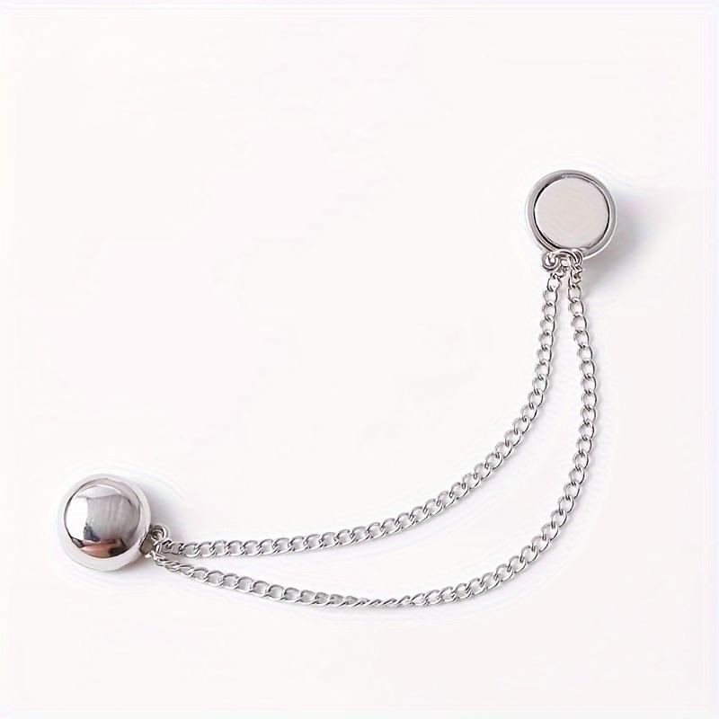 Magnetischer Taillenmieder, verstellbarer T-Shirt-Saumclip, perfekte Passform, Metall-Druckknopf, Weiß/Gold/Schwarz erhältlich