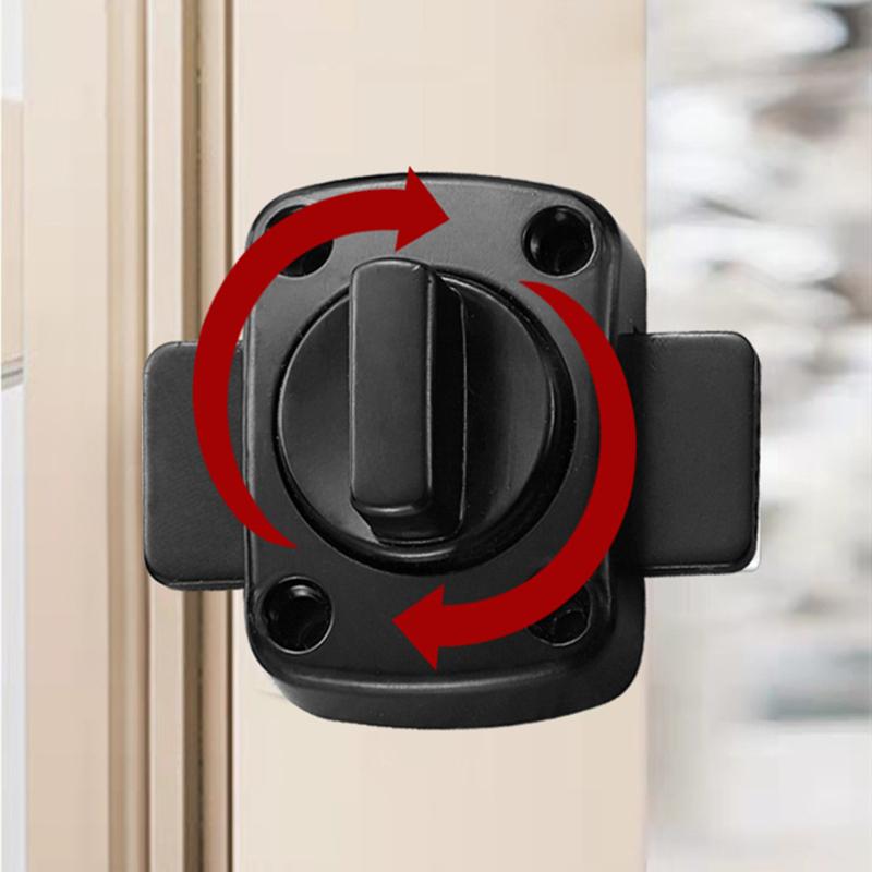 KK&FING Zinc Alloy Left and Right Door Latch Door Buckle Push-pull Door Thickened Surface Mounted Door Bolt Lock Buckle Hardware