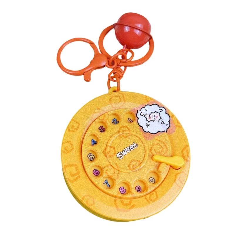 

Nostalgic Traditional Turning Communication Device Noise Maker Relaxation Device With Strong Plastic Mixed Construction оранжевый