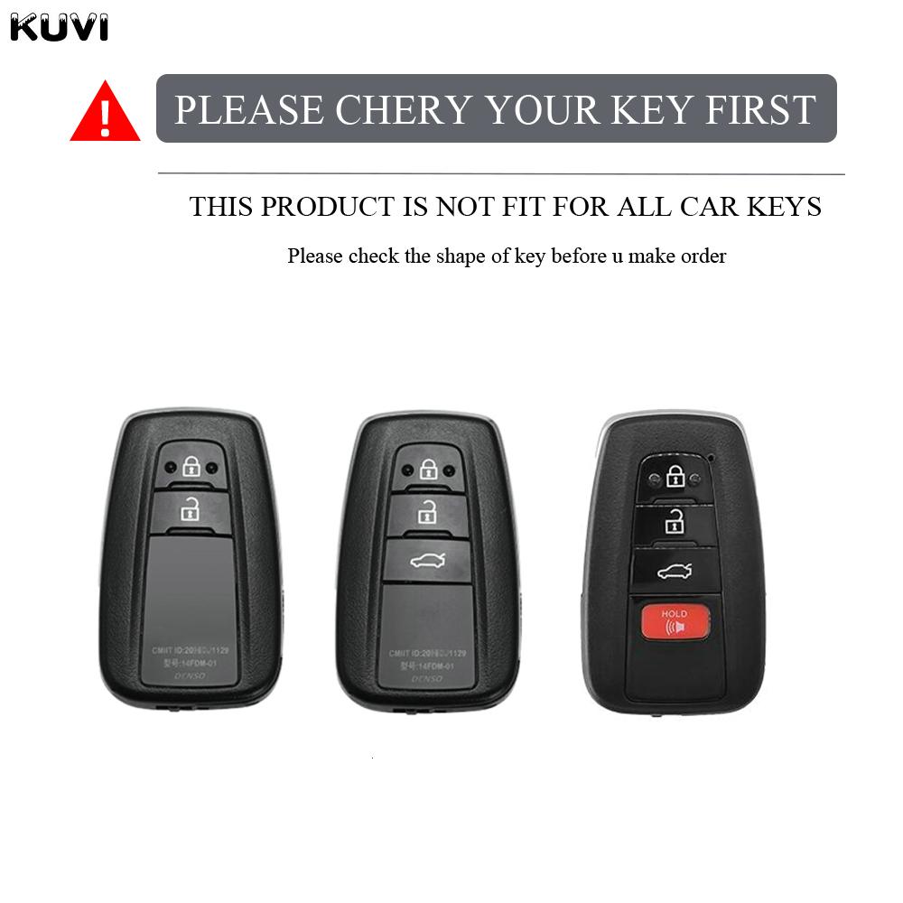 10Pcs 2 3 4 Buttons Tpu Key Case Cover Shell Fob For Toyota Prius Camry Corolla Chr C-Hr Rav4 Land Cruiser Prado Accessories