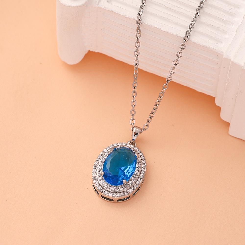 Women's Luxury Titanium Steel Pendant Clavicle & Long Sweater Necklace - Niche Design