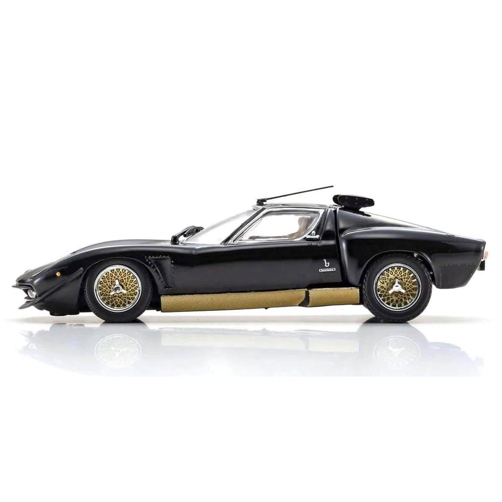 Kyosho Original 1/43 Lamborghini Miura SVR Black/Gold Finished Product