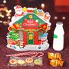 5Pcs Christmas Gift Packaging Bag Large Gift Candy Apple Box Bag Gift Bag Portable Baking Snowflake Crisp Bag