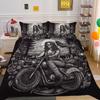 Beauty Skull Printed Home Textiles Single Size Polyester Duvet Covers Man High Ranking Bedroom Decor