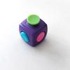 Stress Relief Clicker Cube Toy Portable Anti-Anxiety Relaxation Cube Home Office Silent Calming Cube Sensory Toy