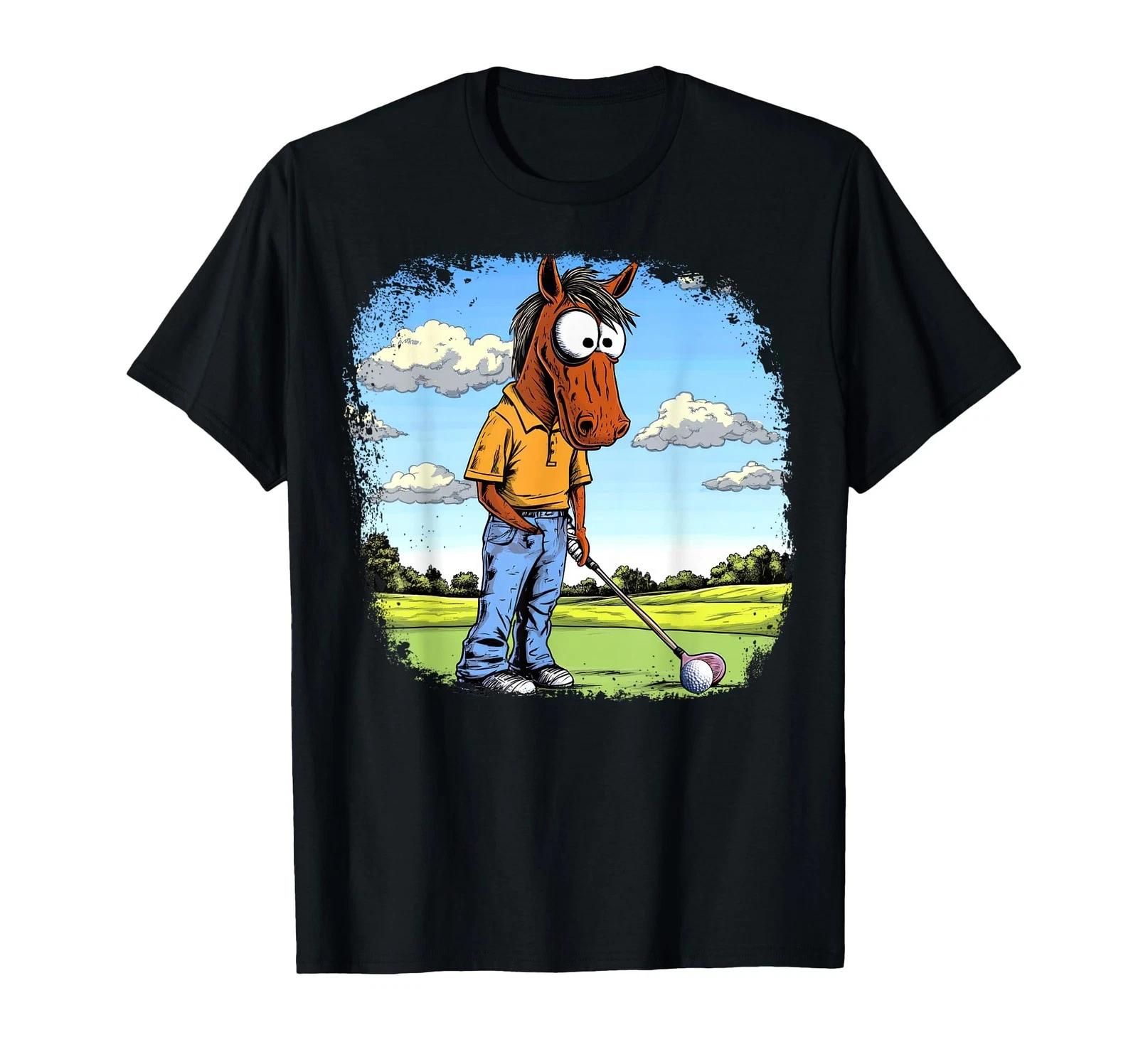 

Horse Golf T-Shirt_ 4XL