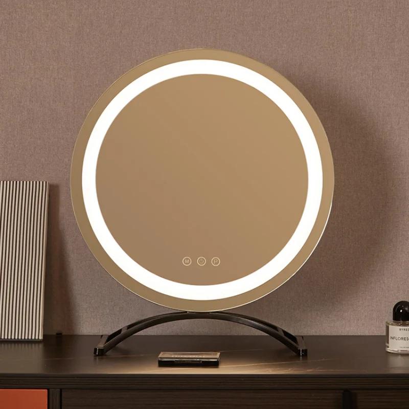 Makeup Mirror with Lights Lighted Cosmetic Vanity Mirror with Led Lights for Dressing Bedroom Tabletop Best Gifts for Girl Women