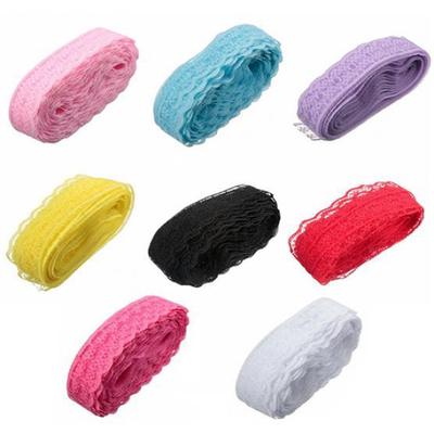 10 Yard Handicrafts Embroidered Net Lace Edge Trim Ribbon DIY Crafts 22mm