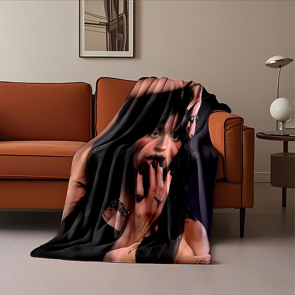 Gothic Style Dark Beauty Blanket for All Seasons Blanket Lunch Break Throw Gift