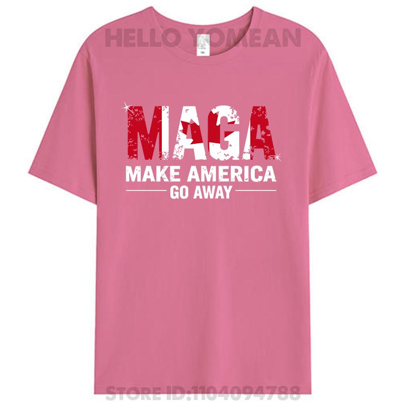 MAGA Сделайте Америку уходи смешная футболка с поддержкой Канады для женщин и мужчин, 100% хлопок, летняя футболка S
