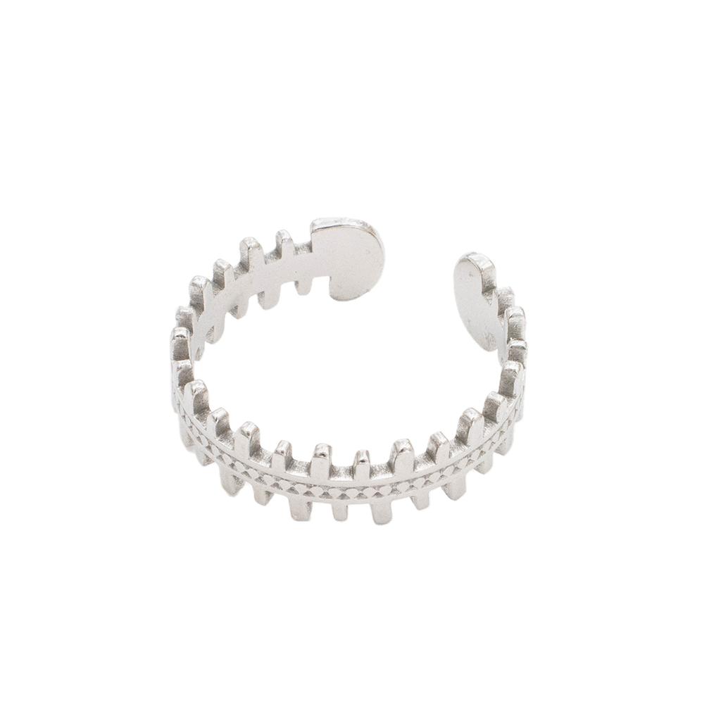 Fashion Stainless Steel Stainless Steel Rings for Women Adjustable Sliver Color Open Rings Female Jewelry Weddings Gifts