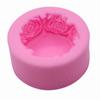 3D Round Rose Flowers Shape Silicone Soap Mold DIY Handmade Soap Molds Soap Making Fondant Cake Candle Molds Craft Decoration