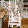 Soft And Adorable Christmas Hanging Angel Ornament With Plush Wings For Festive Decor