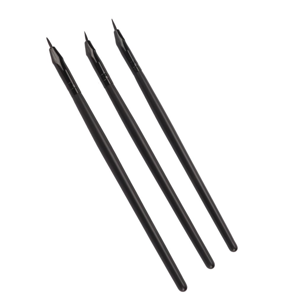 3 stücke Eye Define Bent Eyeliner Pinsel Professionelle Make-Up Ultra Feine Abgewinkelt Gel Eyeliner Pinsel