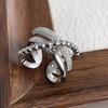 925 Sterling Silver Rings for Women Couple Minimalist Handmade Simple Wide Cross Ring Fine Jewelry Gift Prevent Allergy