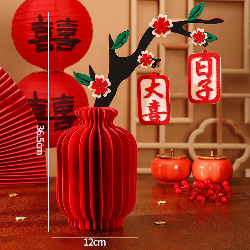 Wedding Room 3D Honeycomb Ornament 2026 Chinese Horse Year Decoration Carft Wedding Spring Festival Party Decorations